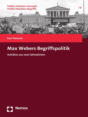 cover image of Max Webers Begriffspolitik